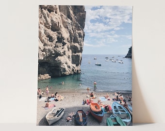 Low Tide, Amalfi Coast photography print, Italy wall art