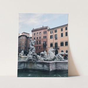 Piazza Navona, Rome photography print, Italy wall art