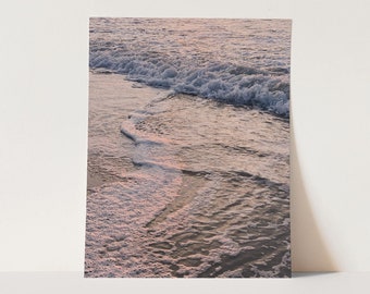 Sunrise photography print, ocean wall art