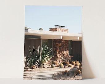 Afternoon, Palm Springs photography print, Mid-Century Modern architecture wall art