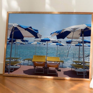 Miramare Italian coast summer photography print, Italy wall art