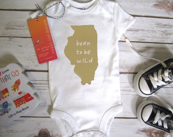 Cute baby Onesie® chicago baby clothing chiago baby gift | Etsy
