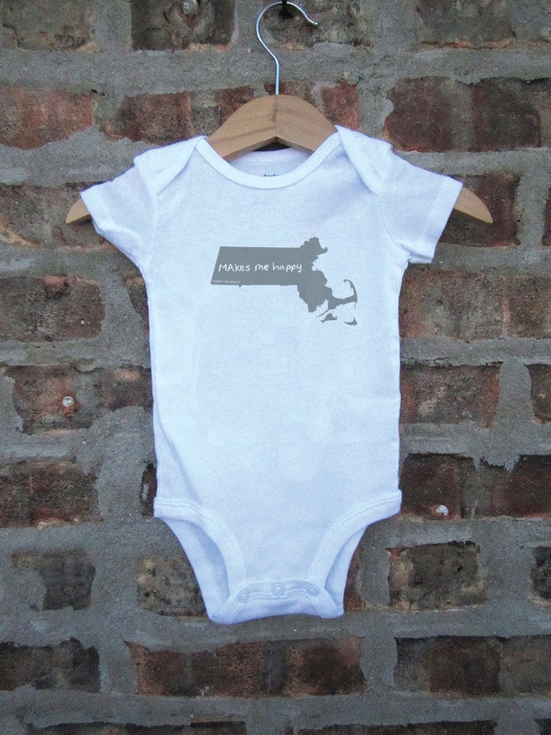 Cute Baby Onesie® Massachusetts Baby Clothing Massachusetts Etsy