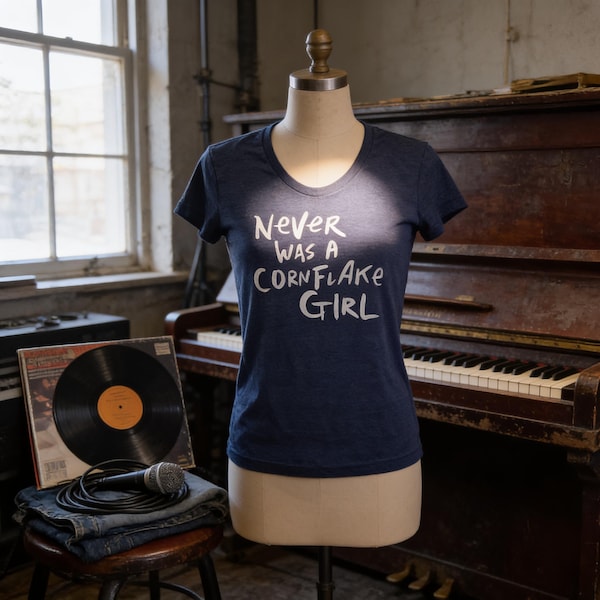 Cornflake Girl Tori Amos T-Shirt, 90s Alt Rock Lyric Tee