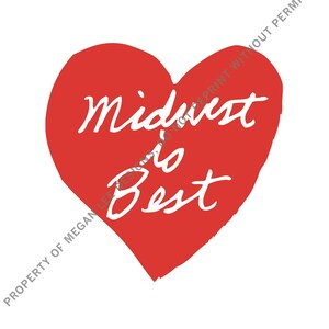 Midwest is Best Midwestern Art Print DOWNLOAD ONLY Small Color Digital Download image 2