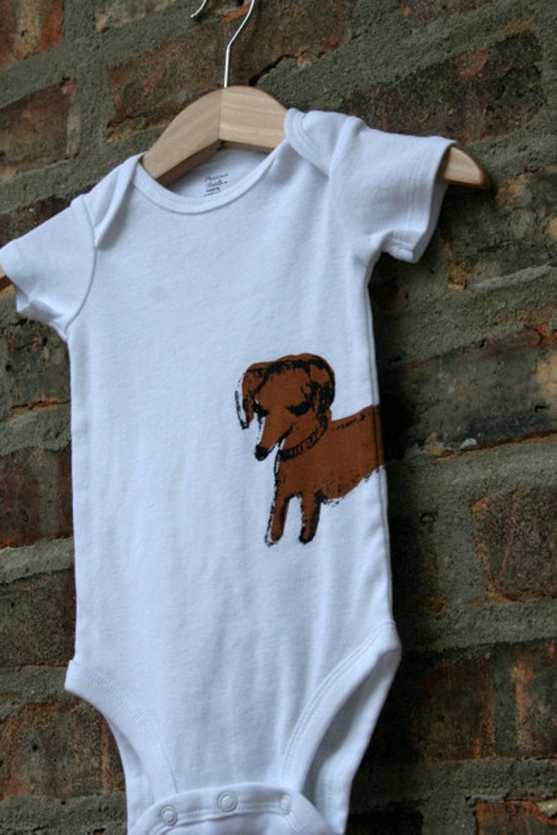 Cute baby Onesie® dachshund baby clothing dachshund baby Etsy
