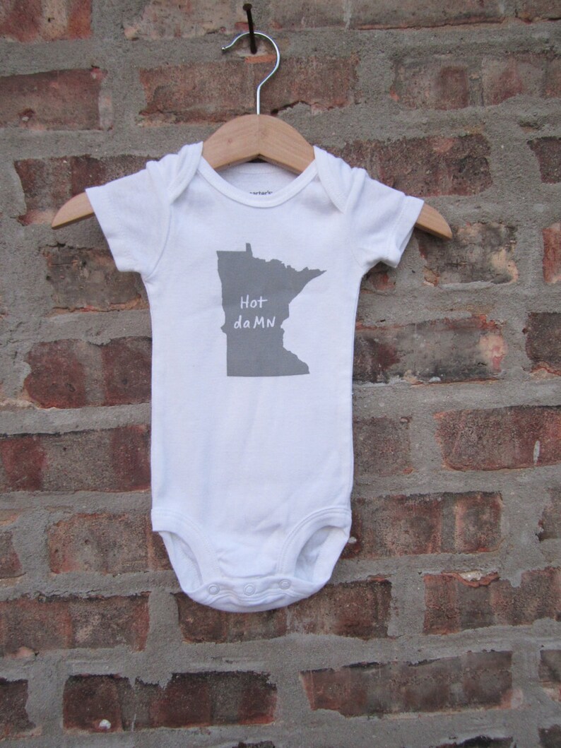 Cute Baby Onesie® Minnesota Baby Clothing Minnesota Baby Etsy