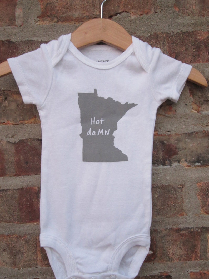 Cute Baby Onesie® Minnesota Baby Clothing Minnesota Baby Etsy