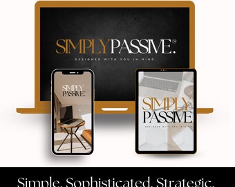 Simply Passive Digital Marketing Course | Faceless Marketing | Master Resell Rights | Instagram Course | Done For You | Side Hustle | MRR