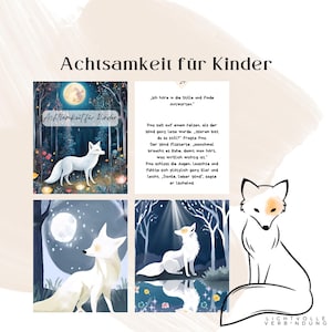 Mindfulnesskaarten voor kinderen | 20 liefdevol ontworpen kaarten met affirmaties & verhalen | Digitale download voor zelfprinten