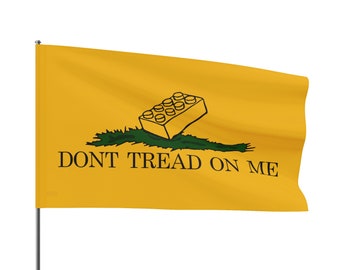 Ne marchez pas sur moi - Drapeau de Gadsden amusant inspiré des LEGO