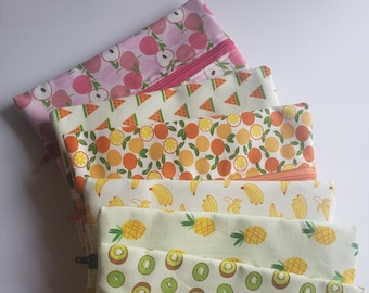 cute fruit zipper pouch