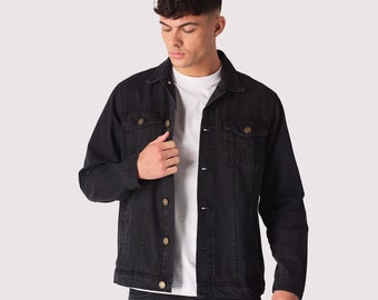 Black Western Denim Jacket | Premium Quality Jacket | Denim Jacket Men | Jean Jacket