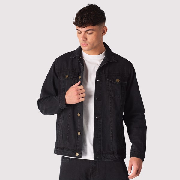 Black Western Denim Jacket | Premium Quality Jacket | Denim Jacket Men | Jean Jacket