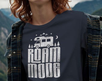 T-shirt Roam Mode Comfort Colors®, vêtements Van Life Adventure, haut de voyage