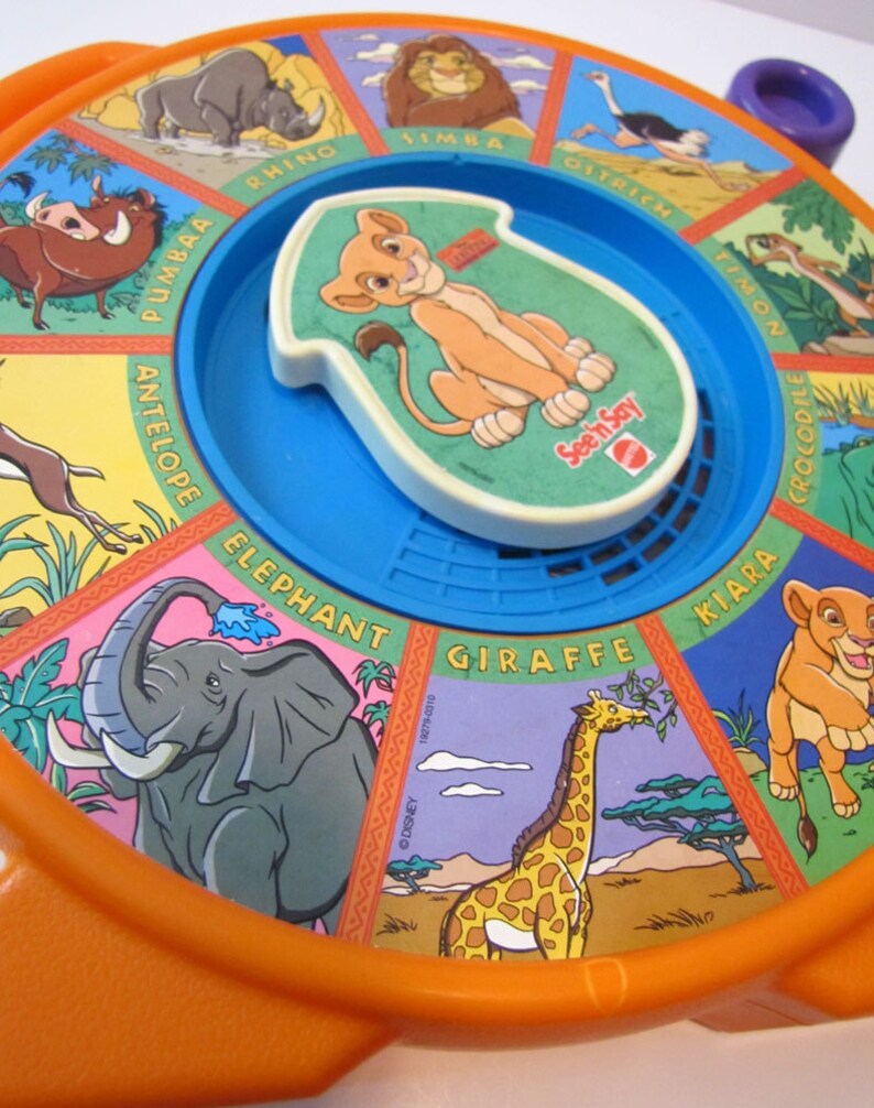 Vintage Disney The Lion King See 'n Say by Mattel Etsy