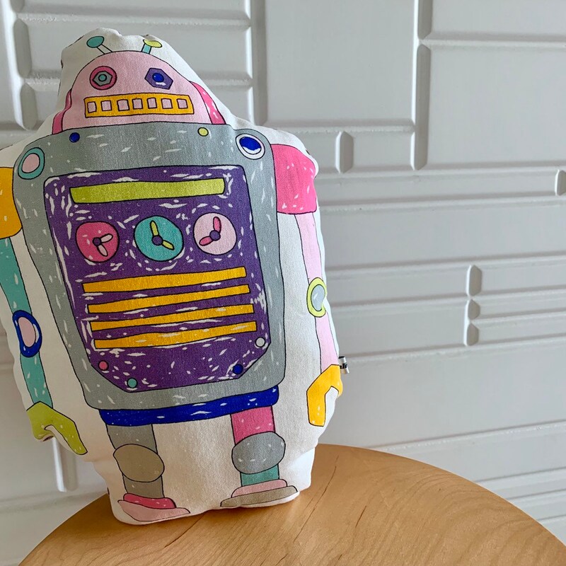 Robot Plush - Etsy