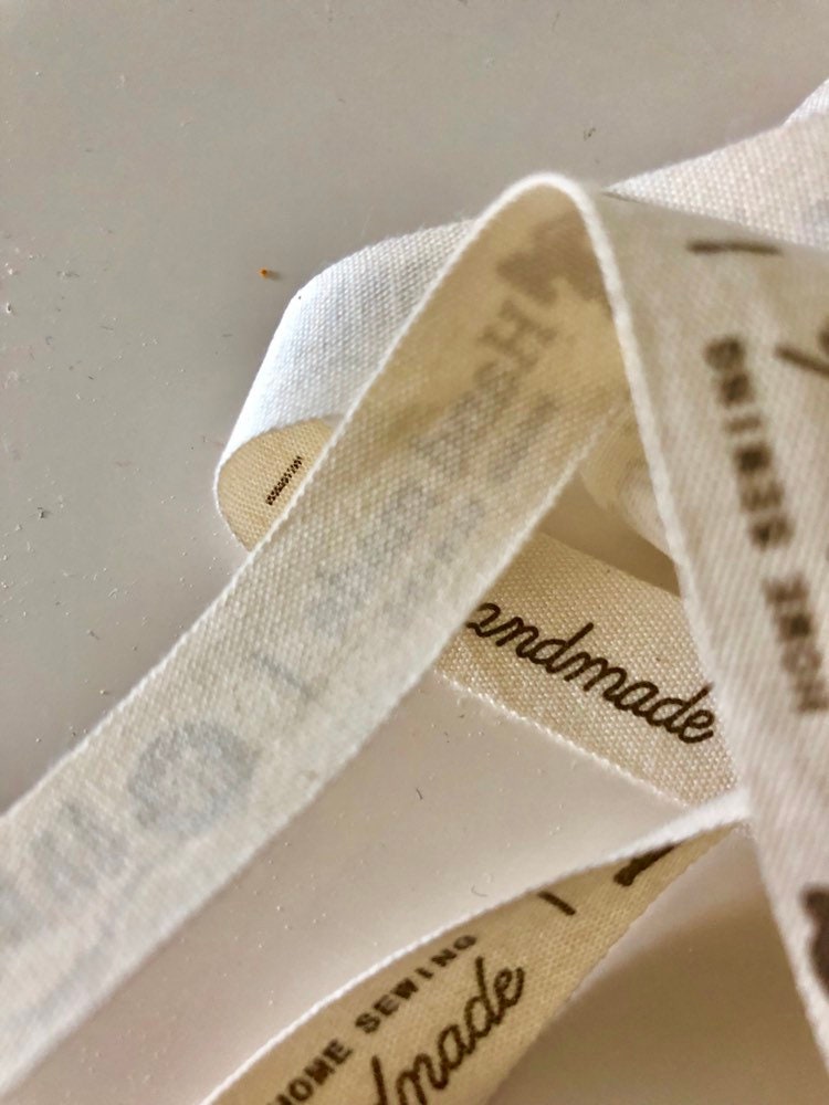 HANDMADE Print Fabric Ribbon Trim Etsy