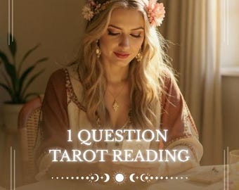 1 Question Tarot Reading, Fast Tarot Reading, Same Hour Tarot, Psychic Reading, Quick Tarot Answer, Tarot Card Reading, Fast Tarot