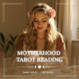 Motherhood Tarot Reading, Pregnancy Reading, Same Hour Tarot Reading, Detailed Tarot Reading, Psychic Tarot Reading, Tarot Card Reading