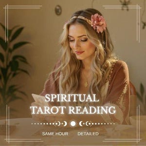Spiritual Tarot Reading, Spiritual Growth, Fast Psychic Tarot Reading, Same Hour Tarot Reading, Detailed Tarot Reading, Spiritual Tarot