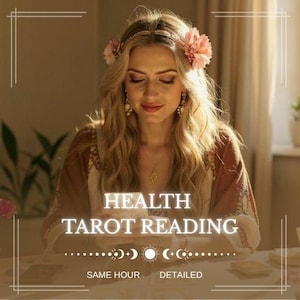 Health Tarot Reading, Wellness Reading, Fast Tarot, Same Hour Tarot Reading, Detailed Tarot, Health Tarot, Psychic Tarot Reading