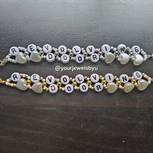 Tate McRae revolving door bracelets