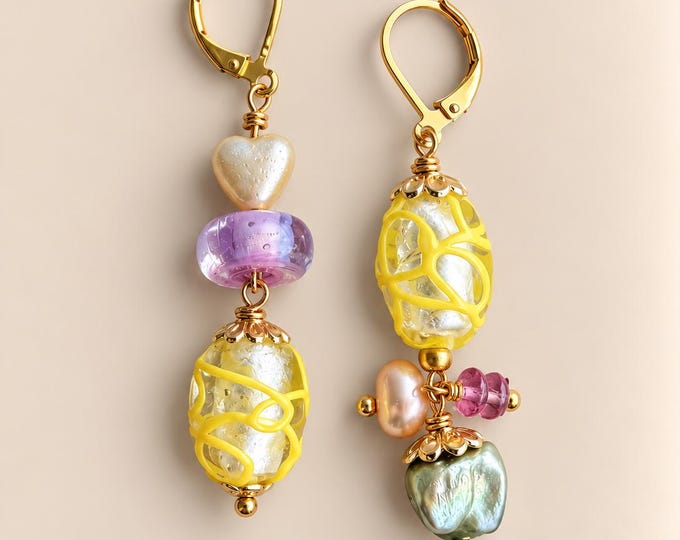 Featured listing image: Ornamenta Earrings - Asymmetrical Series No.6