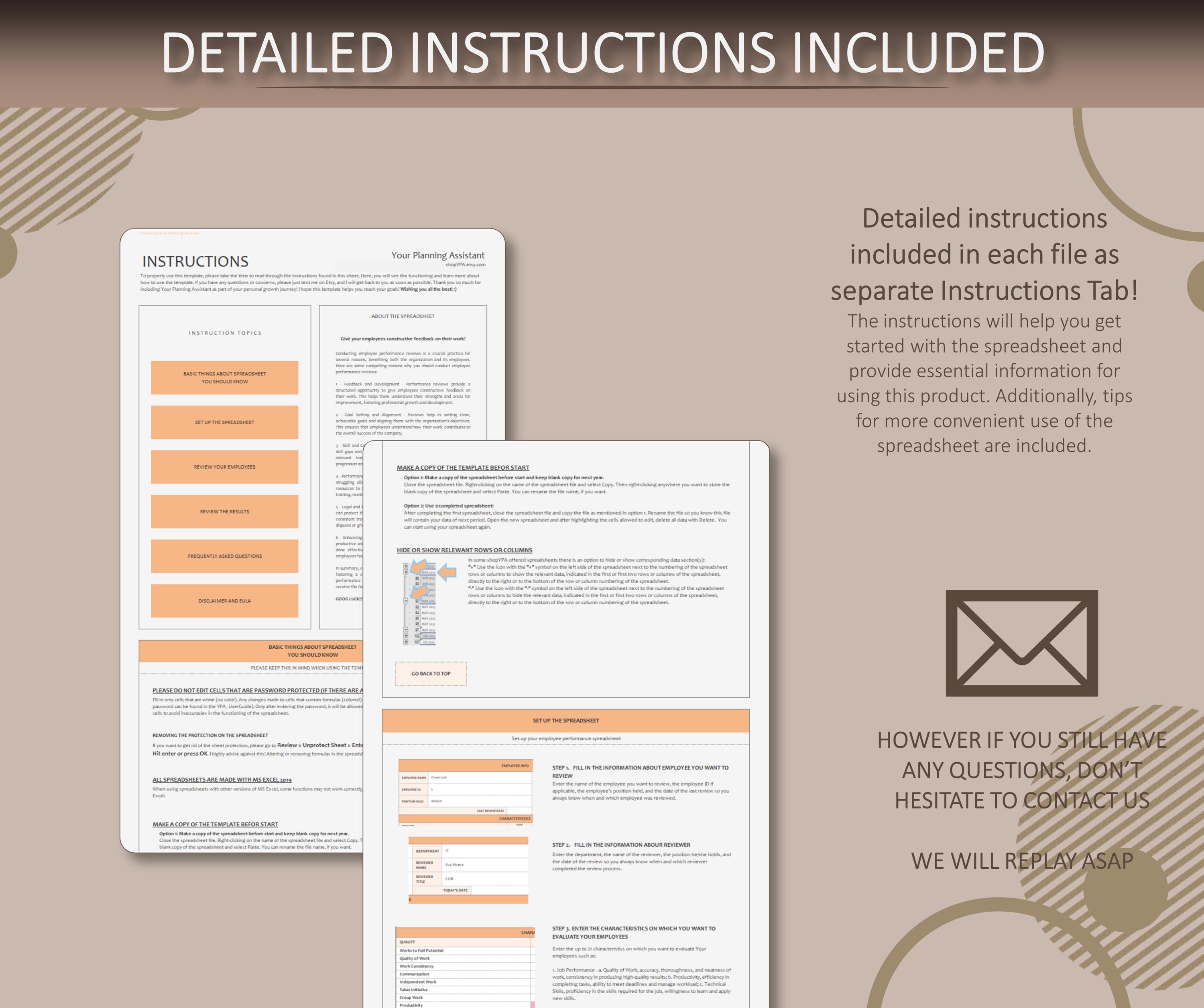 Performancepoint Sheets Employee Performance Review Spreadsheet, Auto Error Marking, Auto ...