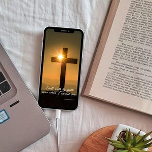 5 fondos de pantalla cristianos inspiradores de Pascua para iPhone, fondo de pantalla con versículo bíblico, oración basada en la fe, fondo de pantalla inspirador de Dios para iPhone