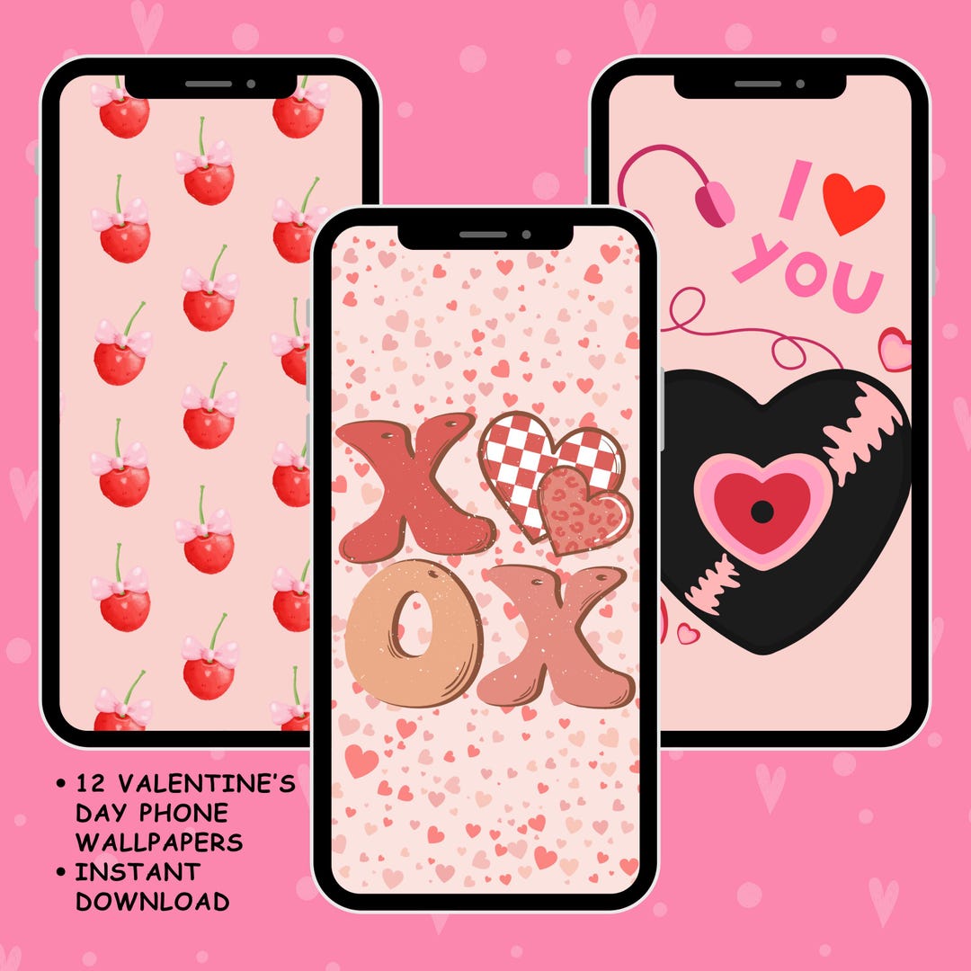 12 Valentine’s Day iPhone Wallpaper Downloadable Phone Wallpaper ...