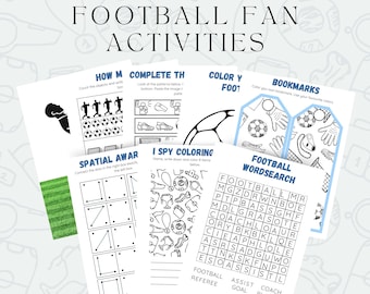Football kids activities, World Cup activity worksheets activity book coloring pages kids soccer activities printable summer activity pages