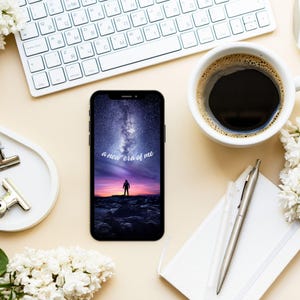 Set mit 10 Hintergrundbildern, inspirierender ästhetischer Telefonhintergrund, iPhone Home Screen, inspirierendes minimalistisches Telefon-Hintergrundbild