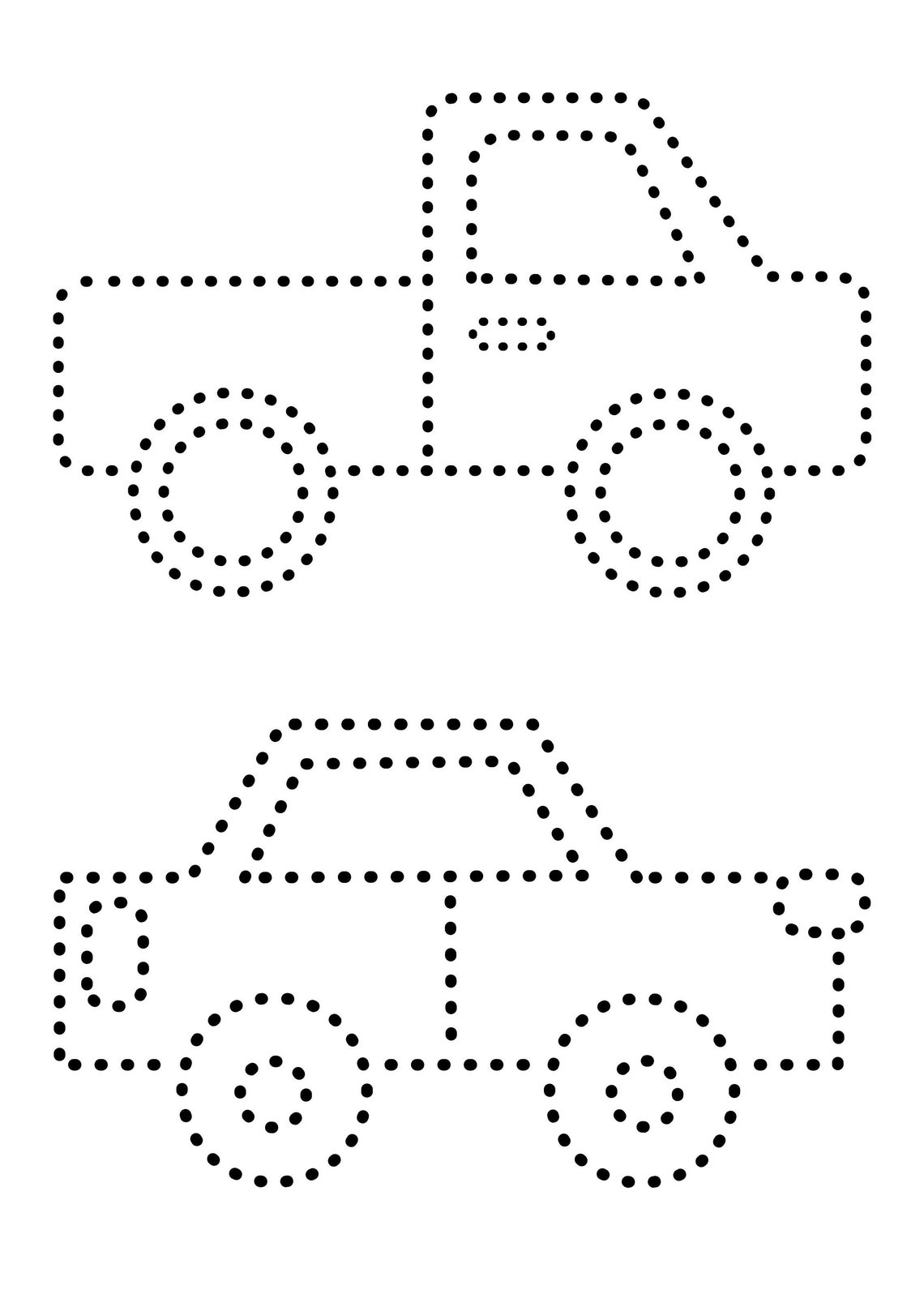 Line and Shape Tracing, Coloring Pages for Kids, Animal Tracing