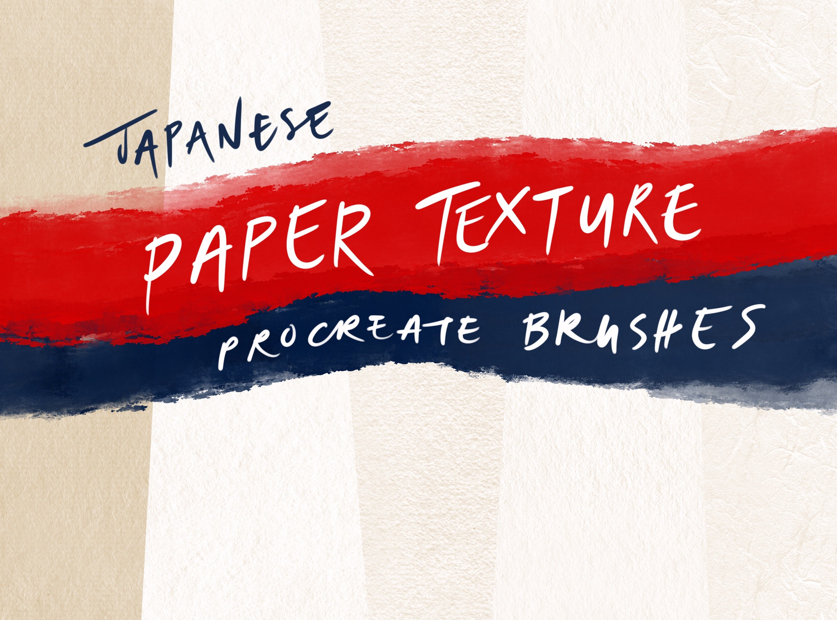 Japanese Paper Texture Seamless Procreate Brushes Etsy
