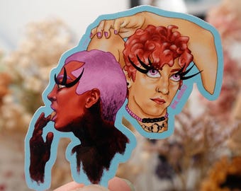 twenty one pilots girlie sticker