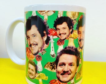 Pedro Pascal/mushroom/ cottagecore/ 11oz Mug