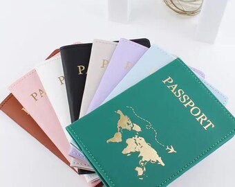 Pasaporte caso cubierta viaje pase de viaje