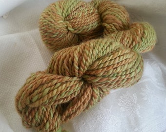 Indian Summer - BFL Bulky Handspun Yarn 100yards