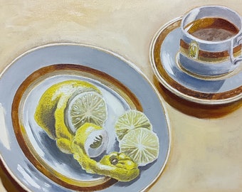 Tea with lemon