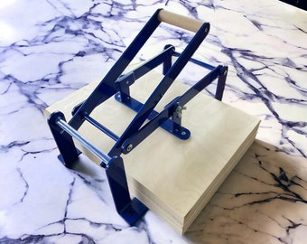 A3 Lino Cut Printing Press: Blue Relief Printing Machine