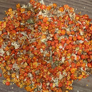 Crushing the seed pods