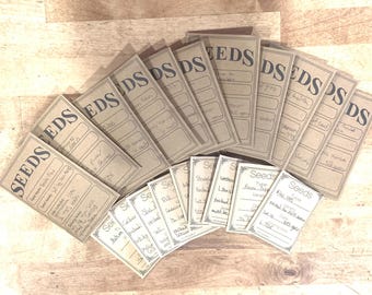 Heirloom Seed Collection - 20 Varieties, Vegetable, Herb & Tree Seeds