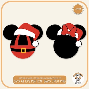 Christmas Santa SVG PNG files Santa Claus Christmas Ornament file Christmas ClipArt Christmas Character Christmas Friends Svg Holiday Season