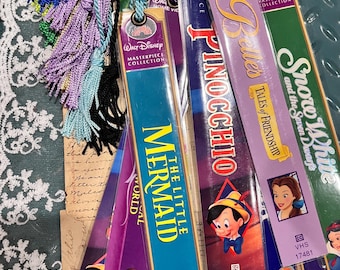 VHS Bookmark, Vintage Movie Lover, Princess Gift, Nostalgic, Magical Fairytale Charm