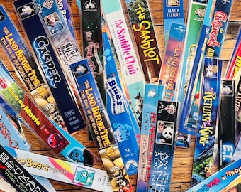 VHS Bookmark, Vintage Movie Lover, Bookworm Gift, Nostalgic, Retro Charm