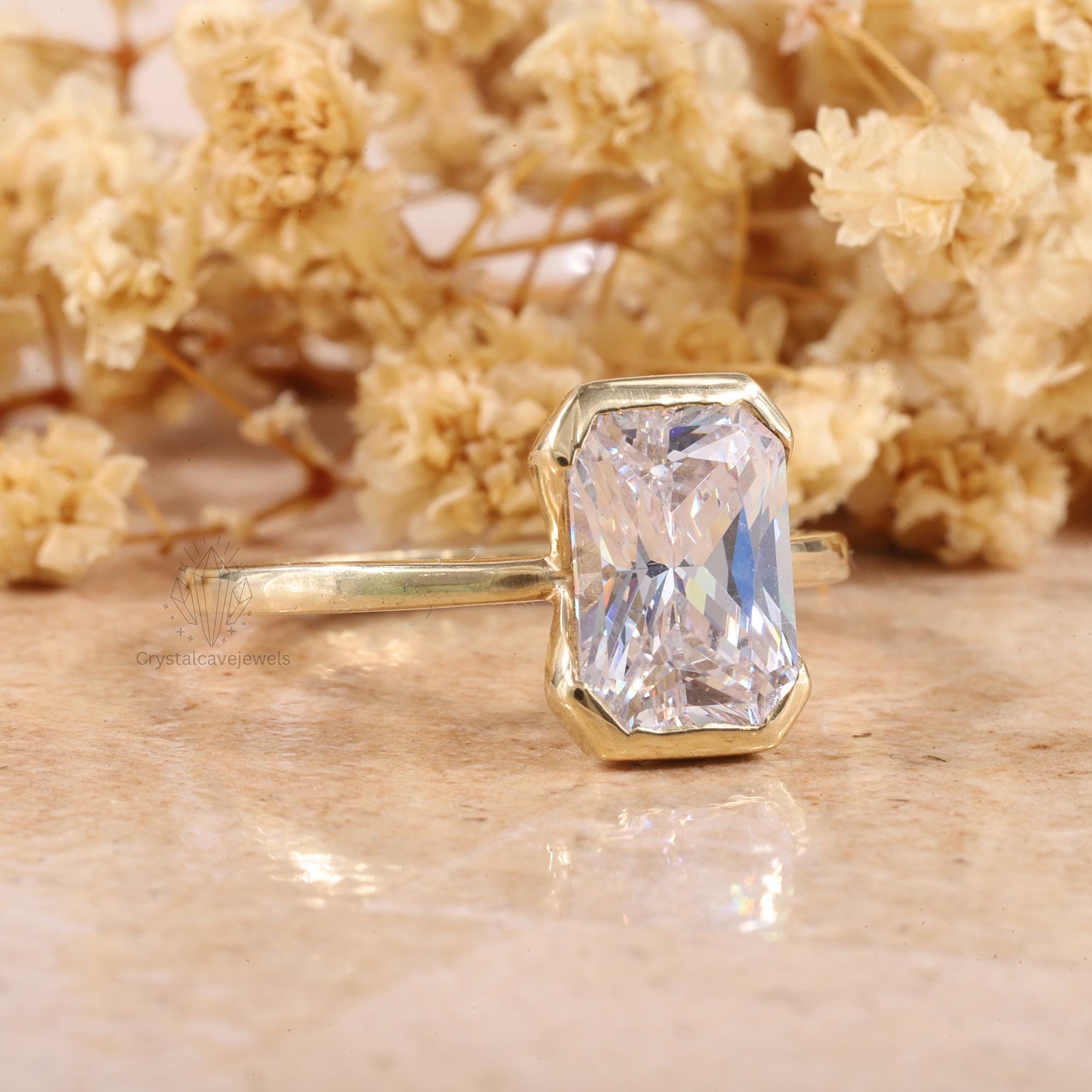 2.00 CT ラディアントカット ラボグロウンダイヤモンド F / VS