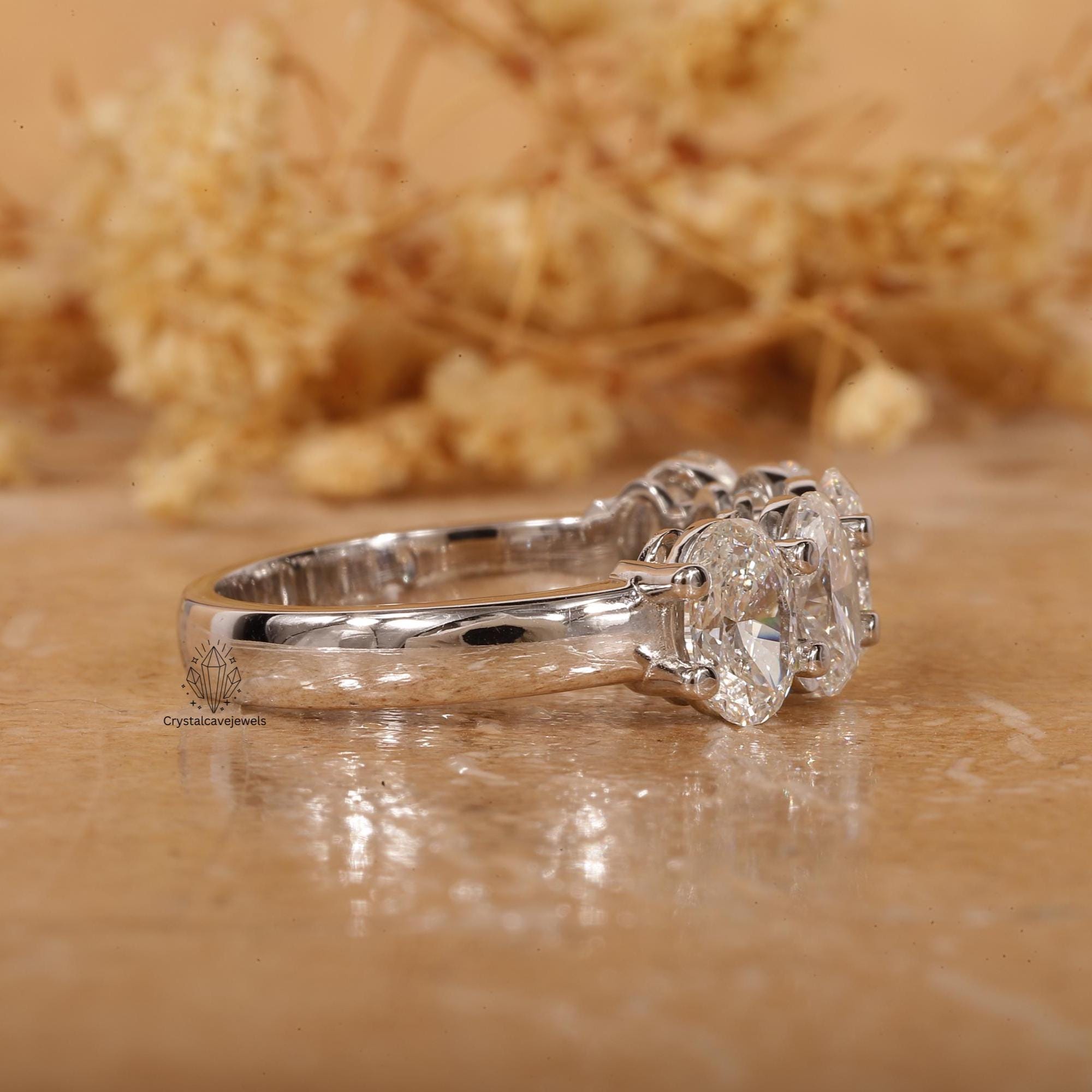 オーバルカット ラボグロウンダイヤモンドリング F/VS1 オーバル ラボ