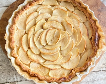 Receta de tarta de manzana francesa