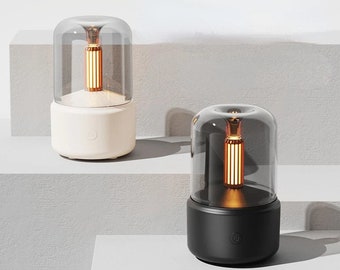 Romantic Vintage Candlelight and Light bulb styled usb diffuser and humidifier